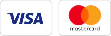 Visa and Mastercard accepted
